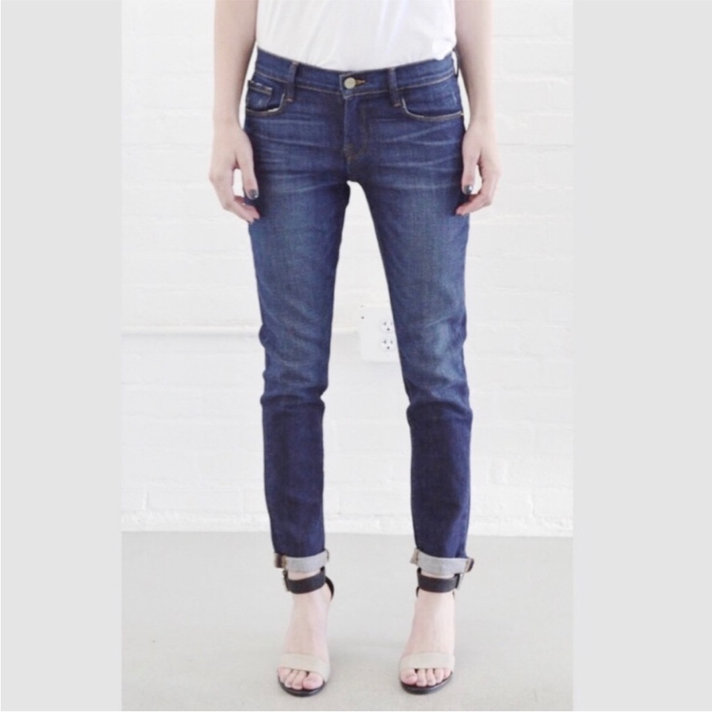 Frame Le Garcon Boyfriend Skinny Jeans Belgrave 26